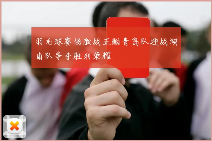 羽毛球赛场激战正酣青岛队迎战湖南队争夺胜利荣耀