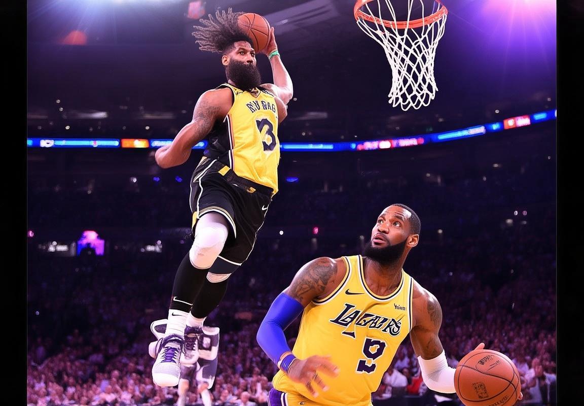 洛杉矶德比：湖人主场胜马刺，詹眉双星闪耀扭转战局